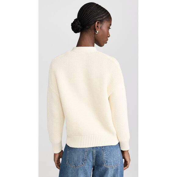 Women's Alex Mill Nico Chunky Knit 100% Cotton Cardigan size S Bohemian Cottage - Picture 2 of 6